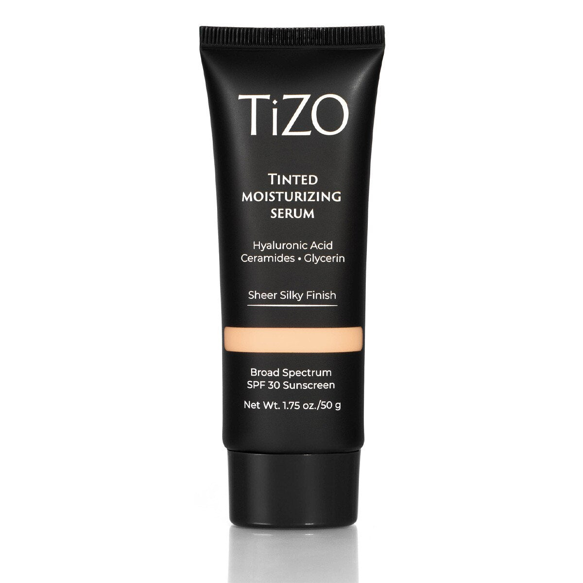 Tizo Tinted Moisturizing Serum tube on a white background