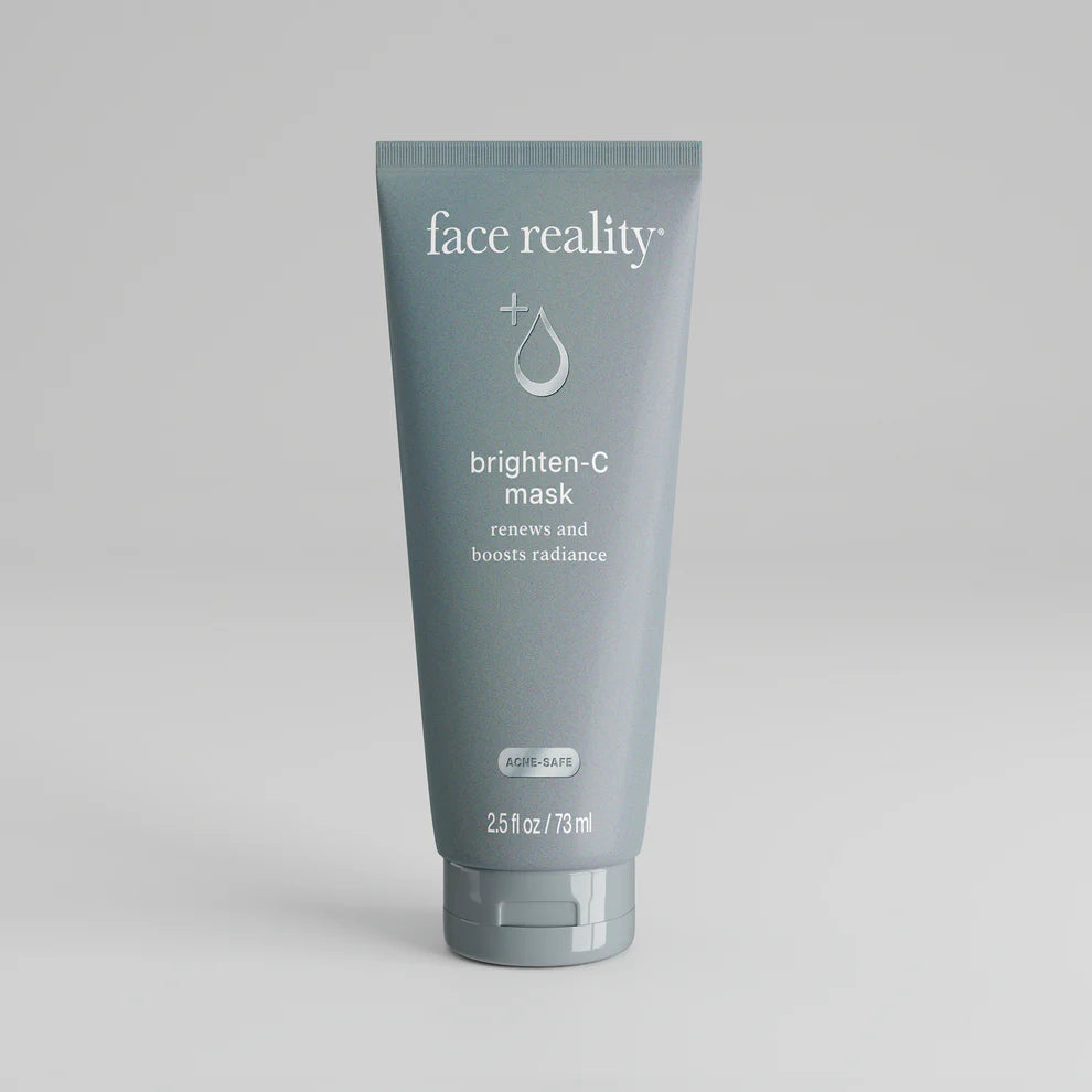 Face Reality Facial Brighten-C Mask for acne and pigmentation in bottle