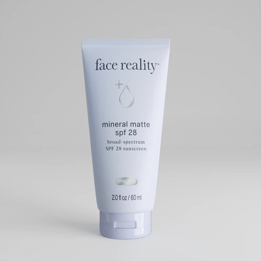 Face Reality Sunscreen SPF Mineral Matte SPF 28 - acne safe