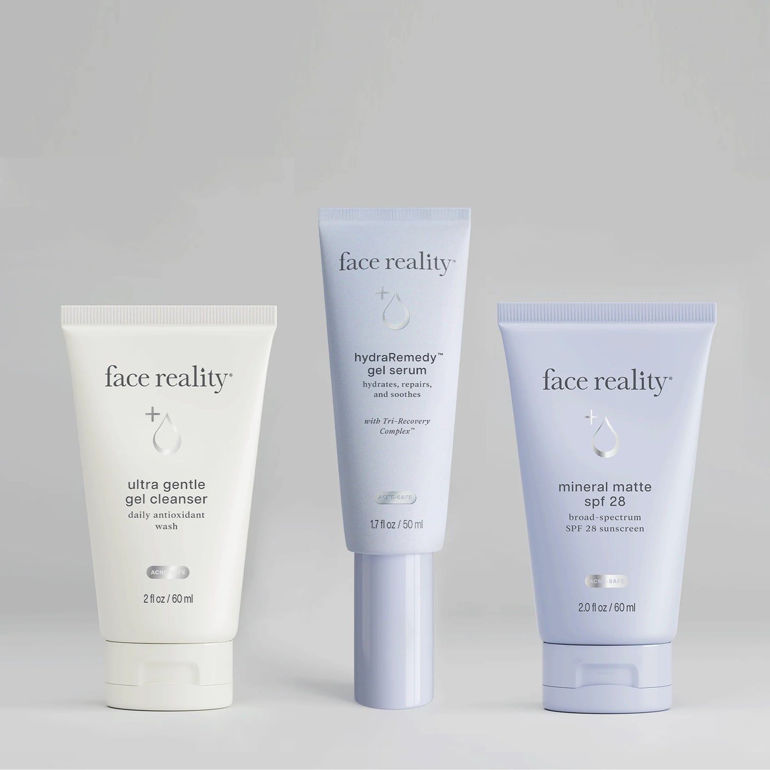 FACE REALITY ACNE SAFE ESSENTIALS BUNDLE FOR OILY SKIN