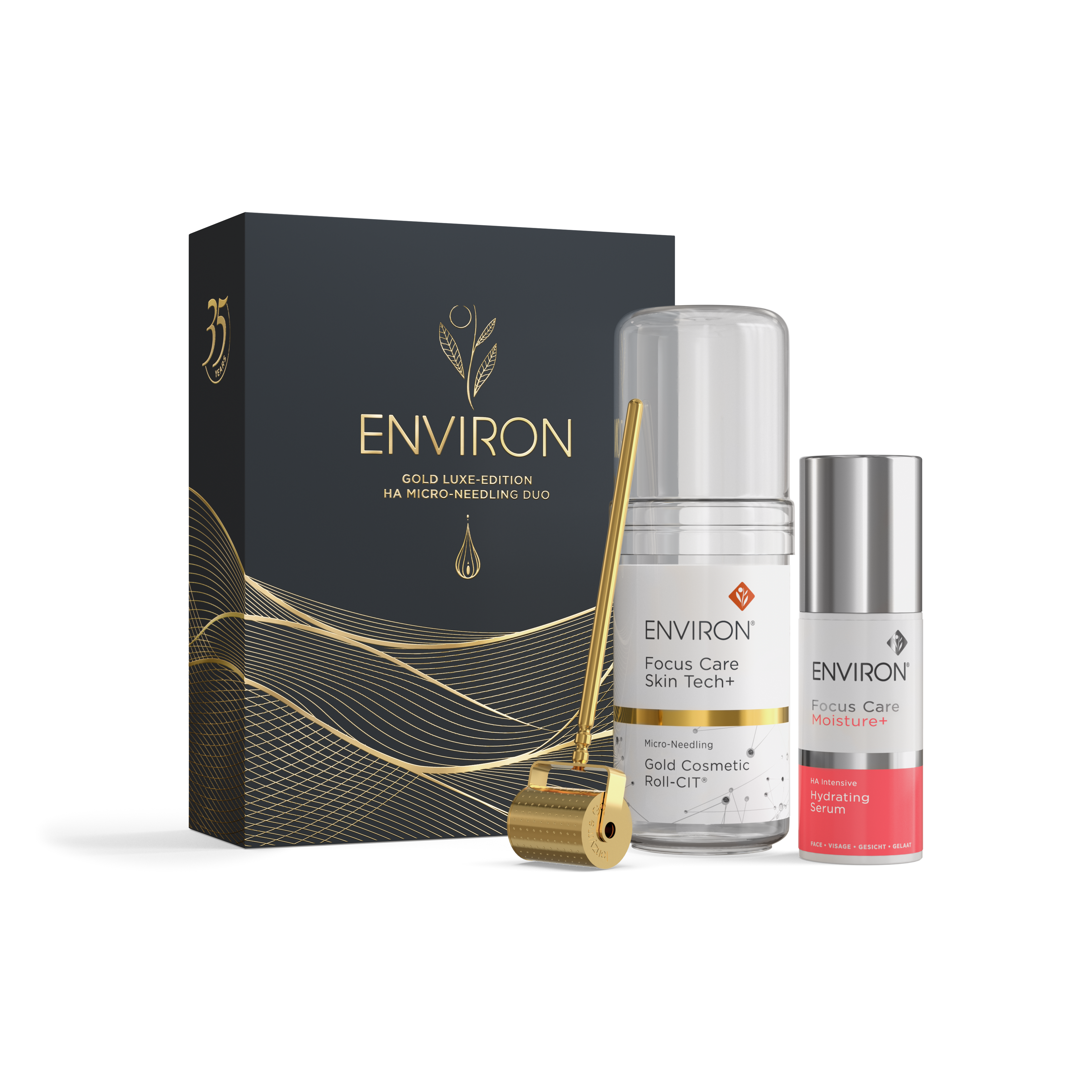 Limited-Edition Gold Luxe HA Serum & Micro-Needling Duo