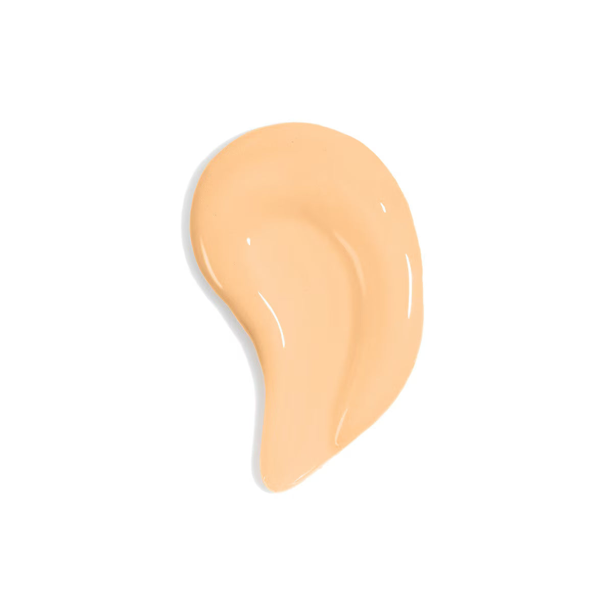 Beige foundation swatch on a white background