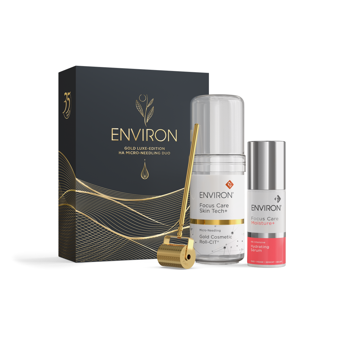 Limited-Edition Gold Luxe HA Serum & Micro-Needling Duo