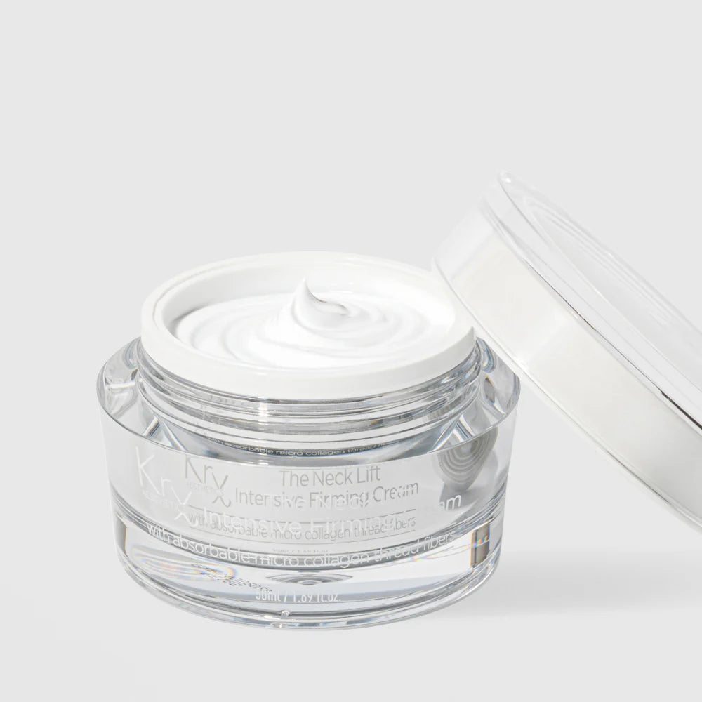 Jar of skincare cream with a white lid on a light gray background