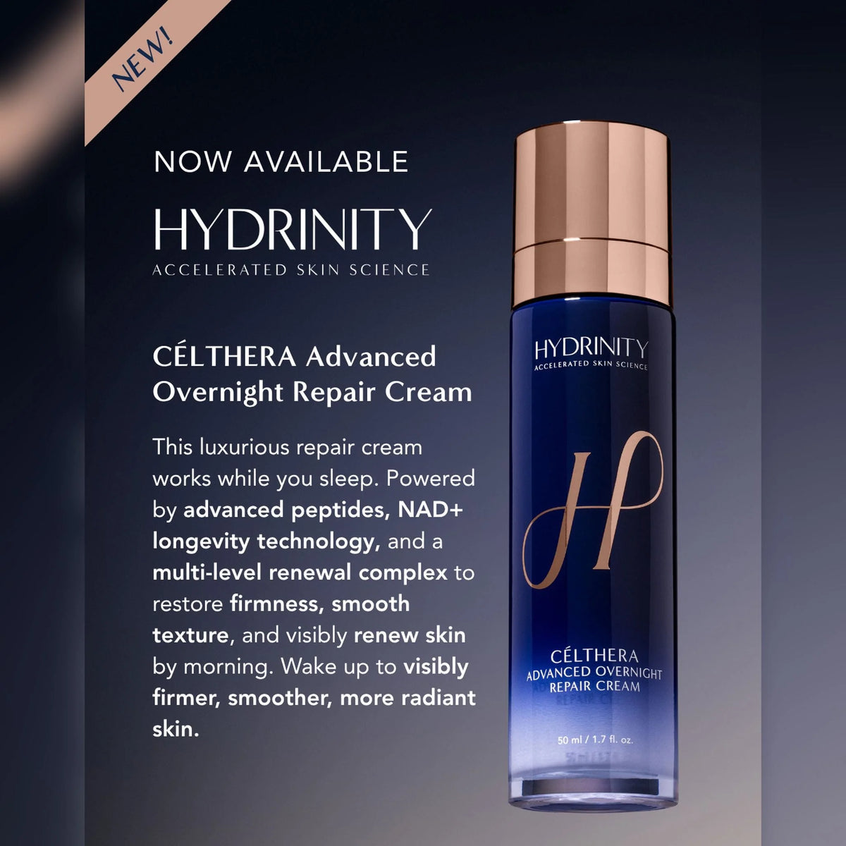 Hydrinity CÉLTHERA Advanced Overnight Repair Cream