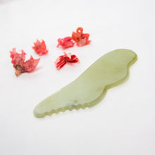 Load image into Gallery viewer, Pocket Jade Gua Sha with Ridges
